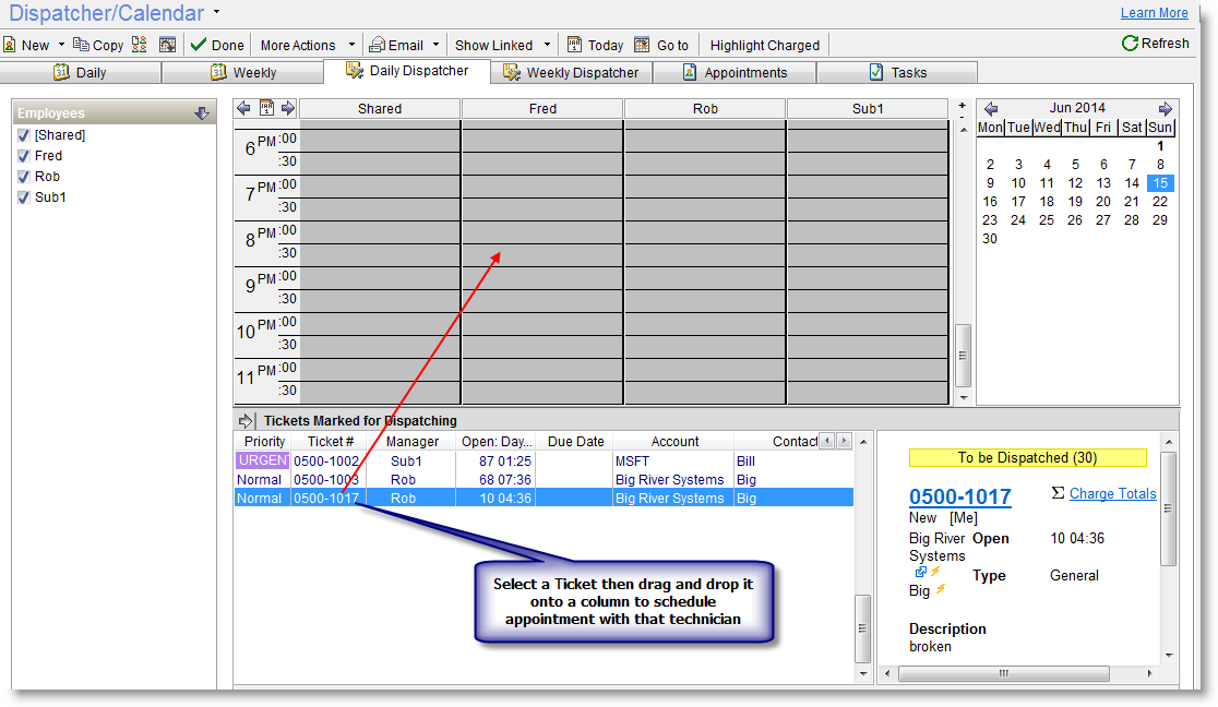 Drag & drop Dispatching Drag & drop Dispatching