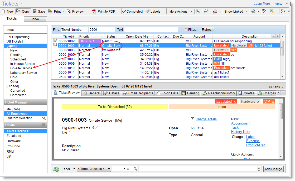 Drag & drop to Status Drag & drop to Status
